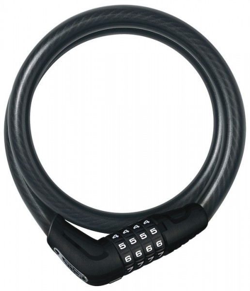 Abus cable lock Numerino 5412C black incl. Snap Cage holder