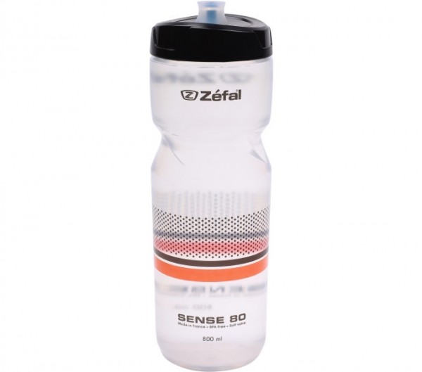 Zefal Sense Soft Water Bottle 800ml transparent