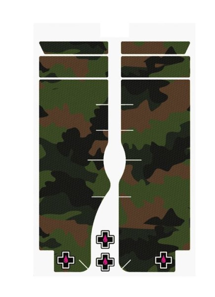 MUC OFF Fork Protection Kit Camo Black/Green