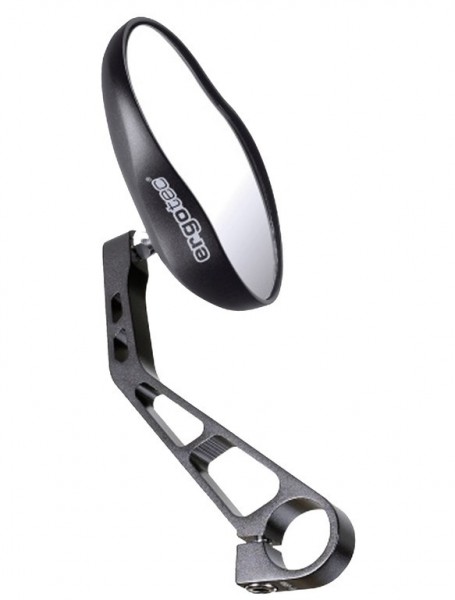 Bicycle mirror Ergotec M 99 Alu, left and right mounting, black