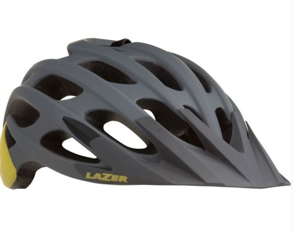 LAZER Magma+ Helm MTB Matte Grey Yellow (M) 55-59 cm