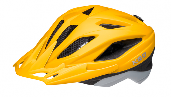 KED Street Jr. Pro Kids Helmet yellow grey matt