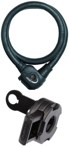 Abus +Serie Cable Lock 8965 FL Black 17mm/95cm