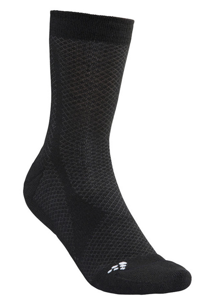 Craft Warm Mid Socks black/white