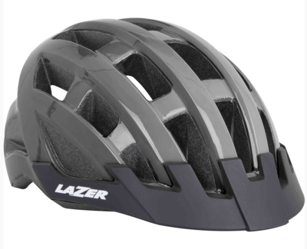 LAZER Compact Helm Freizeit/Trekking Titanium Unisize 54-61 cm