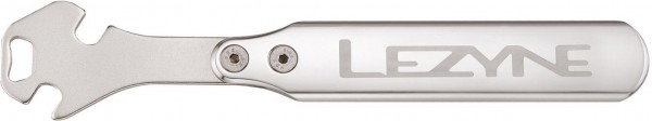 Lezyne pedal wrench with int. bottle opener CNC pedal rod