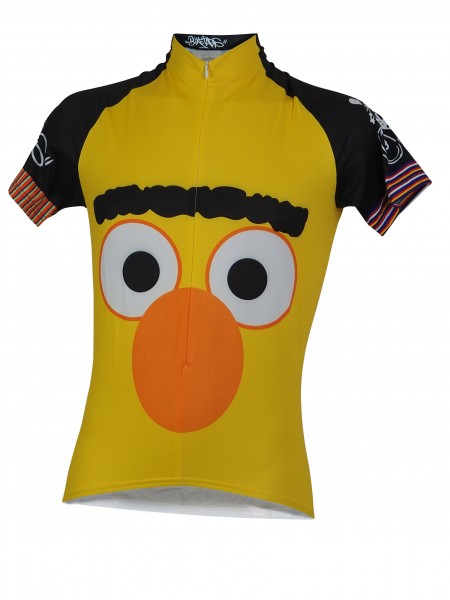 Biketags cycling jersey Sesame Street Face