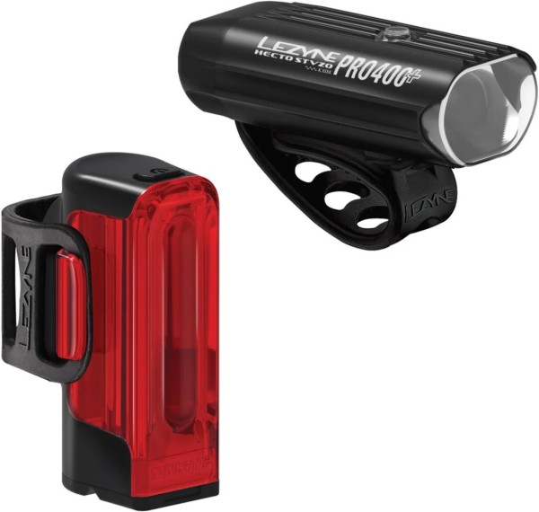 Lezyne Beleuchtungsset Hecto Drive Pro 400+ Strip Drive+ StVZO