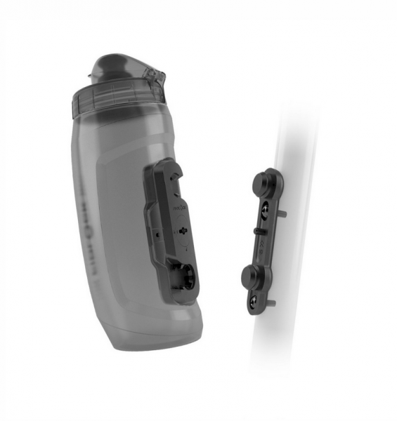 Fidlock Bottle Set Twist incl. bike base 590 ml transparent black