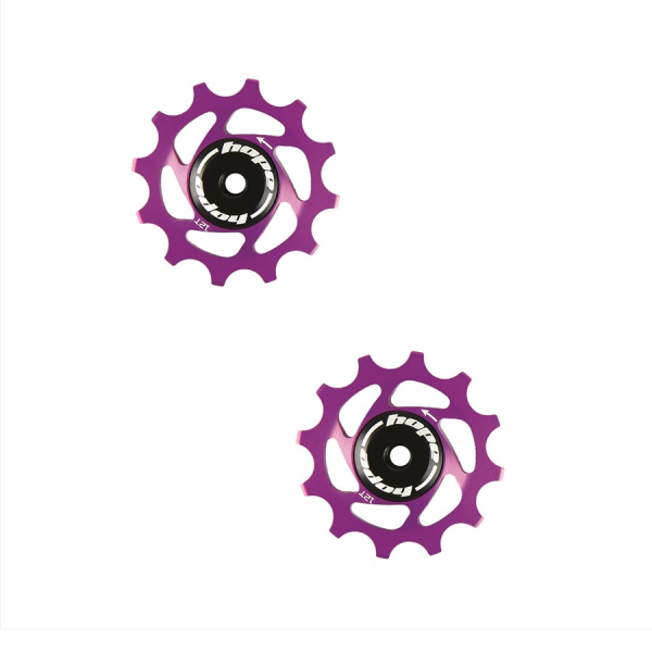 Hope 12 Tooth Jockey Wheels - Pair Purple