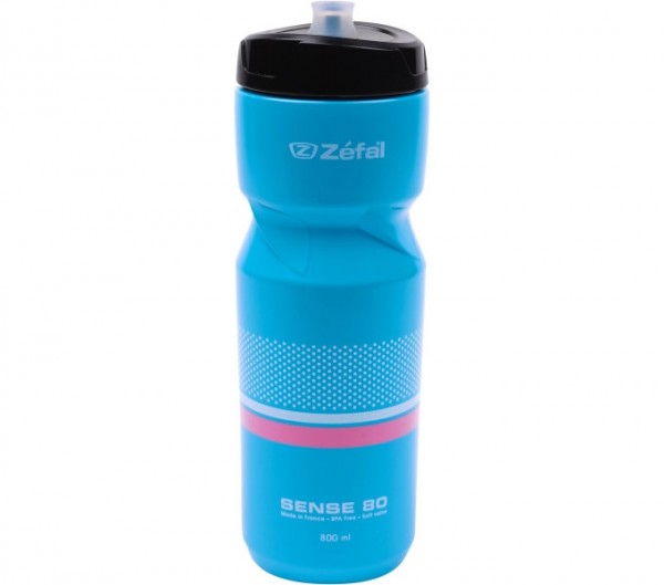 Zefal Sense Soft Water Bottle 800ml cyan