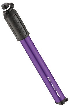 Lezyne mini pump CNC HP Drive purple glossy S