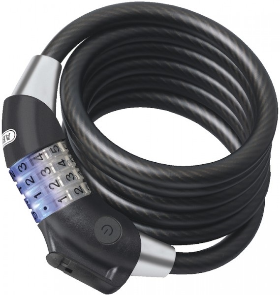 Abus spiral cable lock Raydo Pro 1450 black 12mm/185cm