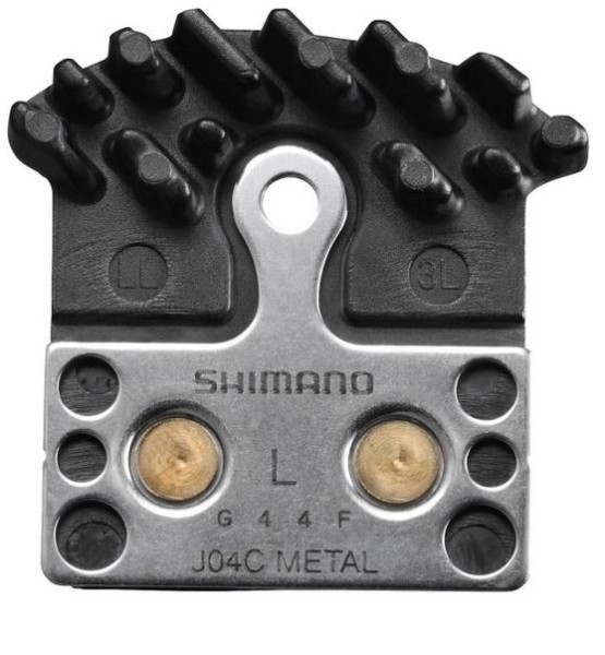 Shimano Scheibenbremsbelag J04S Metall mit Kühlrippen