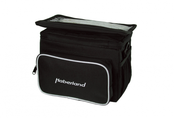 Haberland Handlebar Bag Classic incl. Klickfix Adapter Ø 31,8 black