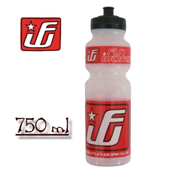Fun Works Bottle red / clear 750ml