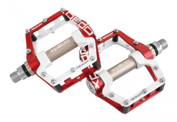 XPEDO Faceoff 18 MTB Pedal white-red