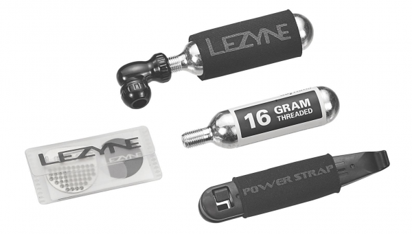 Lezyne Repair Kit Combo, Twin Speed Drive, black for Schrader and Presta valves
