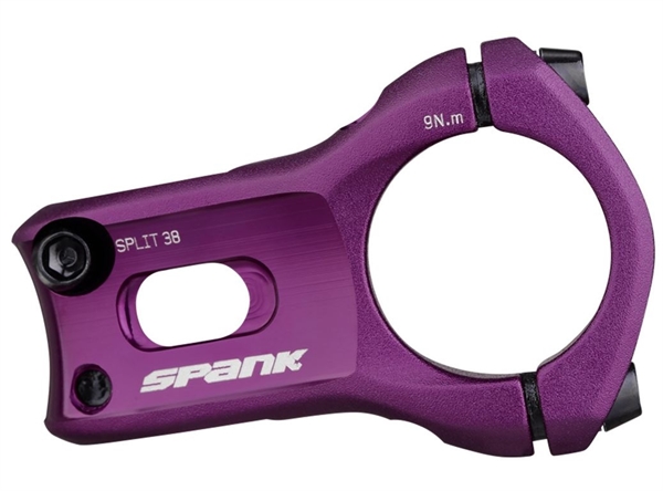 Spank Split 35 stem, 35mm purple