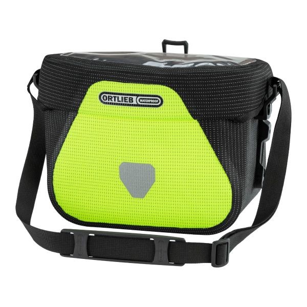 ORTLIEB Ultimate Six High Visibility neon yellow-black reflective