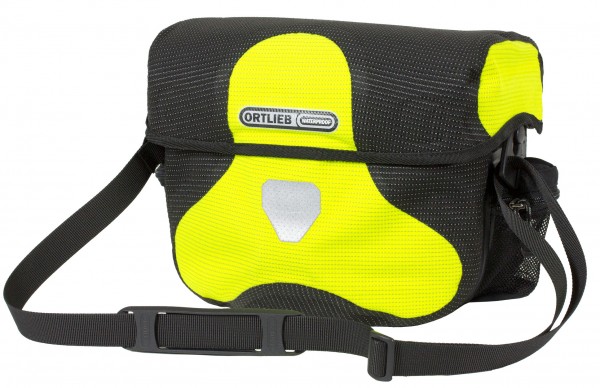 Ortlieb Ultimate Six High Visibility neon yellow-black reflective 7L
