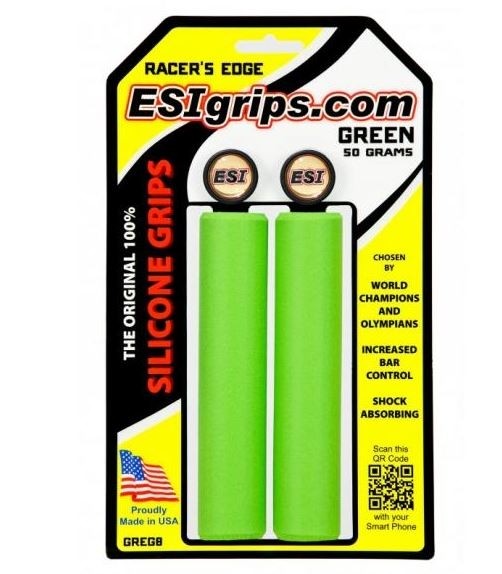 ESI Racer´s Edge green Grips Silicon